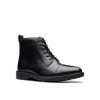 Clarks - Aldwin Cap Black Leather