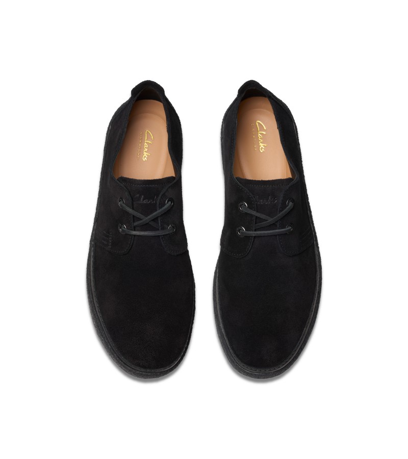 Clarks - Clarkwood Low Black Suede