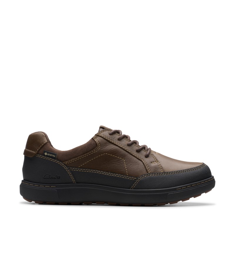 Clarks - Mapstone Lo GTX Dark Brown Leather