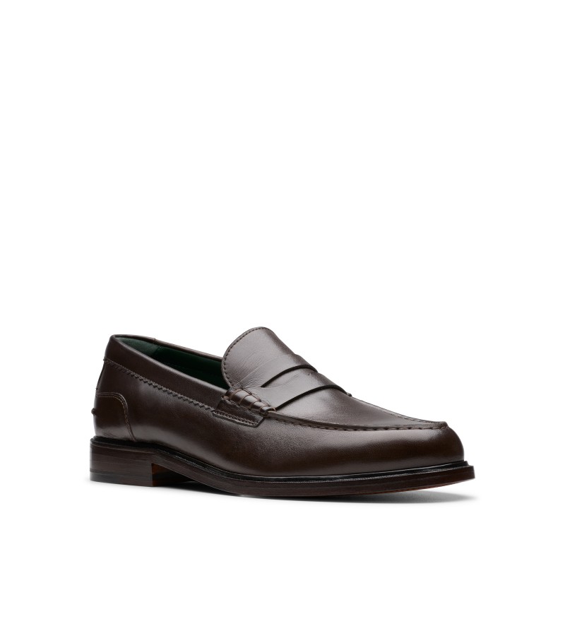 Clarks - Craft James Lo Dark Brown Leather