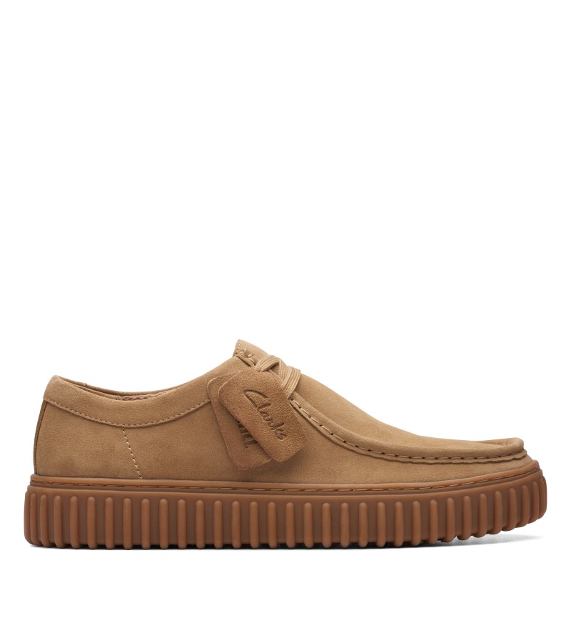 Clarks - Torhill Lo Dark Sand Suede