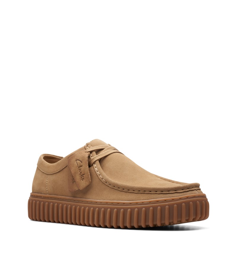 Clarks - Torhill Lo Dark Sand Suede
