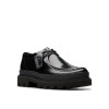 Clarks - Badell Seam Black Hi Shine Leather