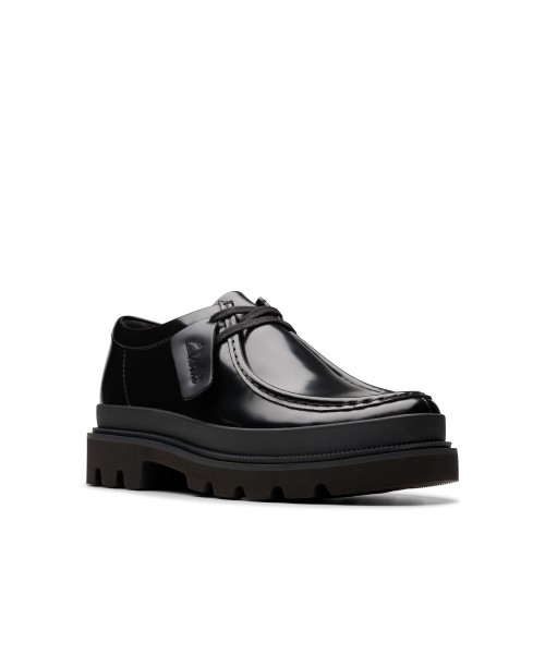 Clarks - Badell Seam Black Hi Shine Leather Clarks - Badell Seam Black Hi Shine Leather