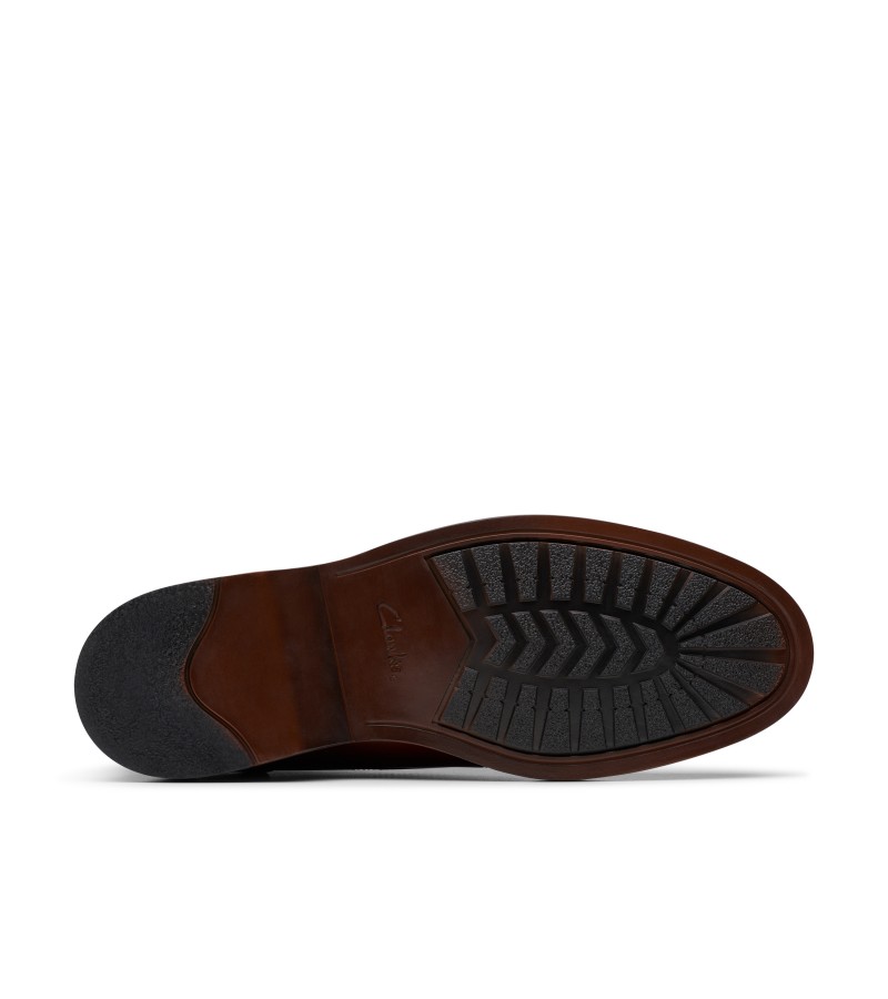 Clarks - Aldwin Chukka Mid Tan Leather