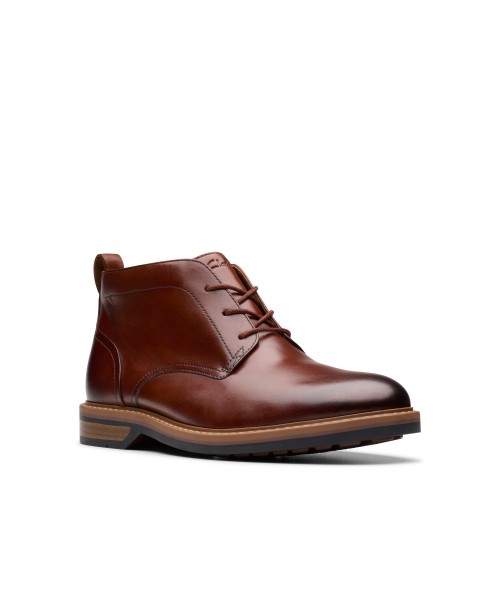 Clarks - Aldwin Chukka Mid Tan Leather Clarks - Aldwin Chukka Mid Tan Leather