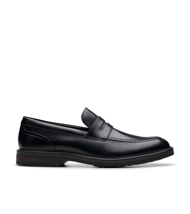 Clarks - Aldwin Step Black Leather