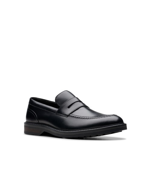 Clarks - Aldwin Step Black Leather Clarks - Aldwin Step Black Leather