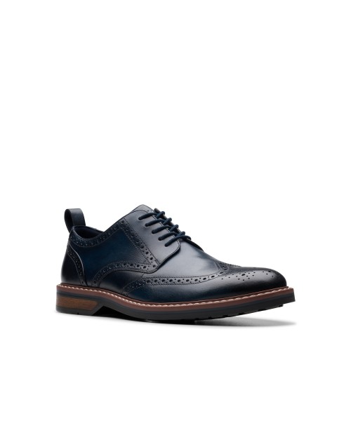 Clarks - Aldwin Limit Navy Leather Clarks - Aldwin Limit Navy Leather
