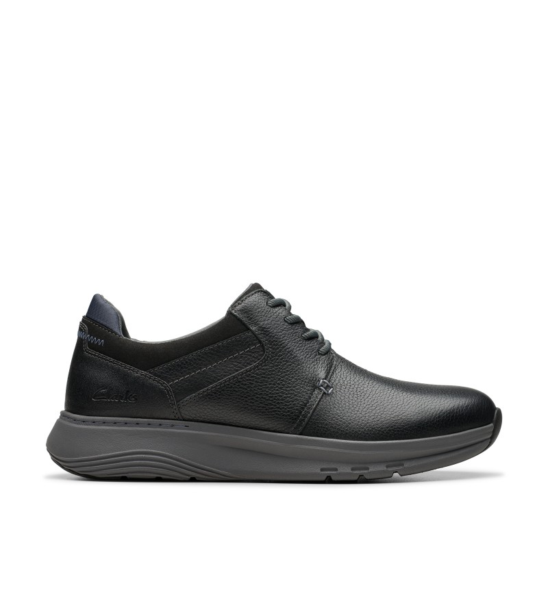 Clarks - Motion Trek PT Black Leather