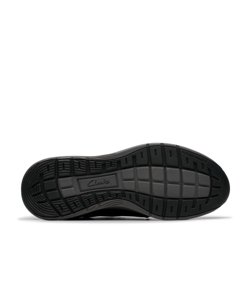 Clarks - Motion Trek PT Black Leather