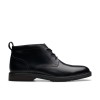 Clarks - Aldwin Chukka Black Leather Clarks - Aldwin Chukka Black Leather