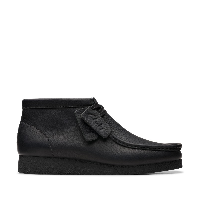 Clarks - WallabeeEVOBt Black Leather Clarks - WallabeeEVOBt Black Leather