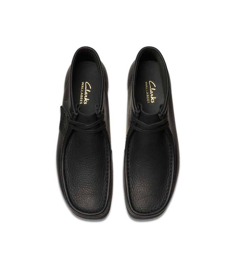 Clarks - WallabeeEVOBt Black Leather Clarks - WallabeeEVOBt Black Leather