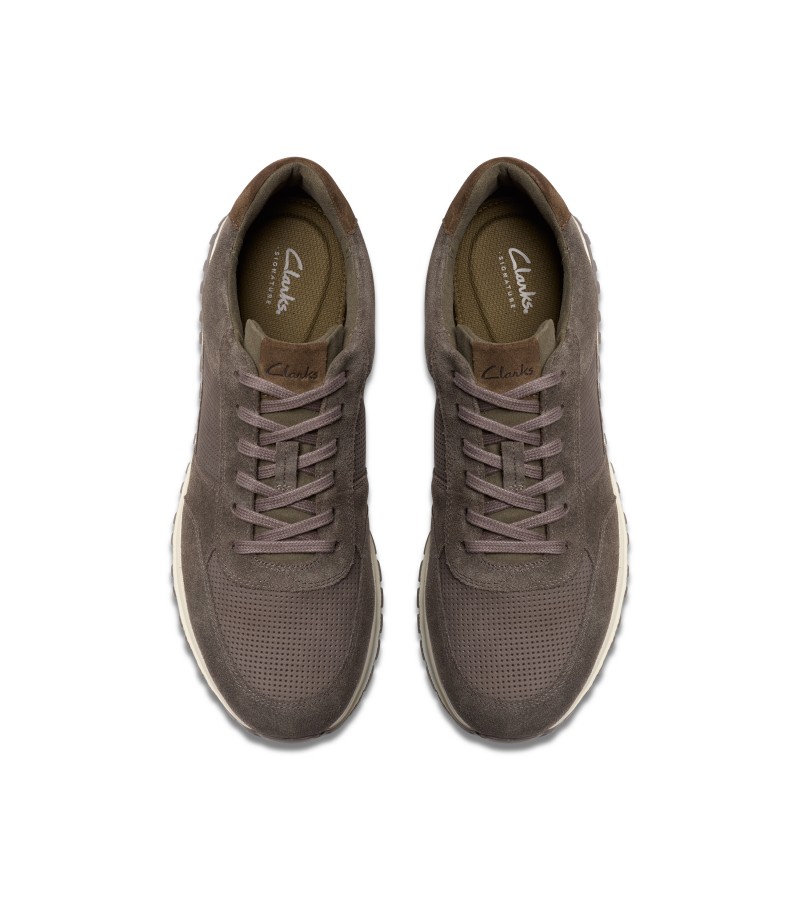 Clarks - Radwell Lace Dark Grey Combi