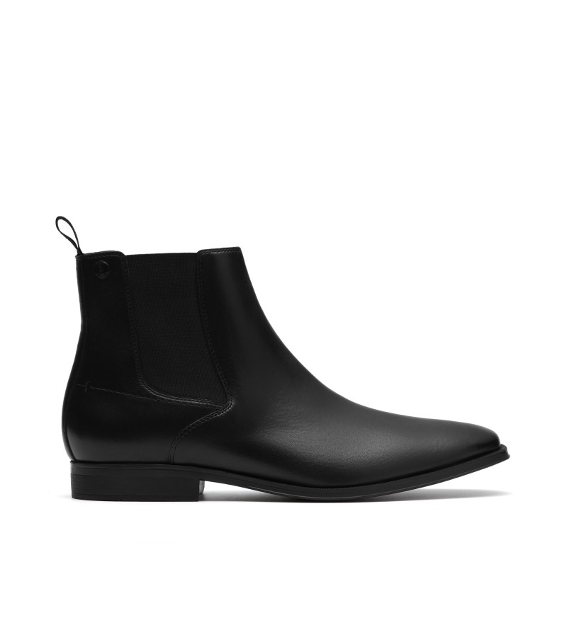 Clarks - Paulton Easy Black Leather Clarks - Paulton Easy Black Leather