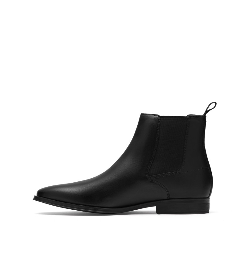Clarks - Paulton Easy Black Leather Clarks - Paulton Easy Black Leather