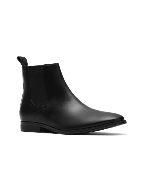 Clarks - Paulton Easy Black Leather Clarks - Paulton Easy Black Leather