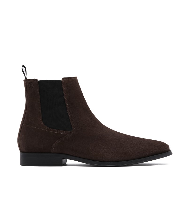 Clarks - Paulton Easy Dark Brown Suede Clarks - Paulton Easy Dark Brown Suede
