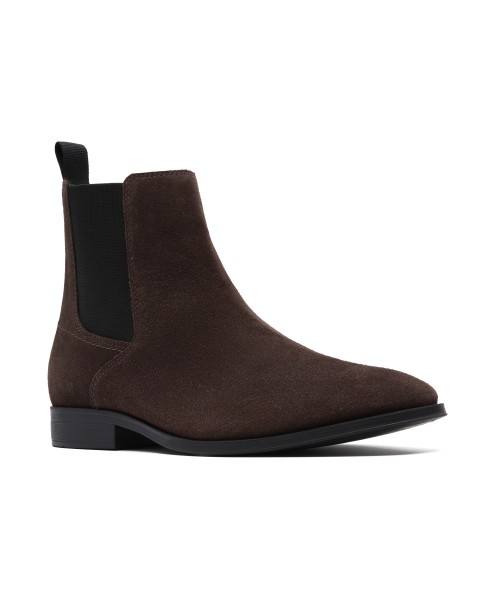 Clarks - Paulton Easy Dark Brown Suede Clarks - Paulton Easy Dark Brown Suede