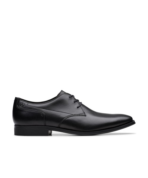 Clarks - Paulton Lace Black Leather Clarks - Paulton Lace Black Leather