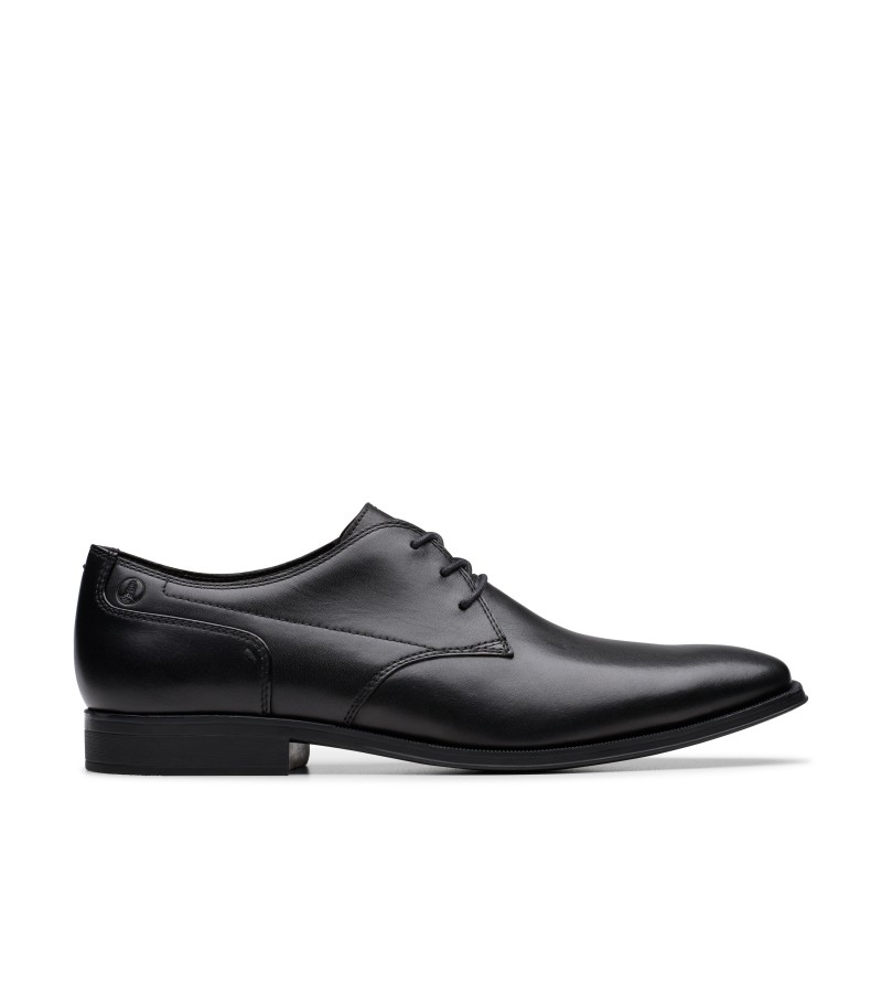 Clarks - Paulton Lace Black Leather