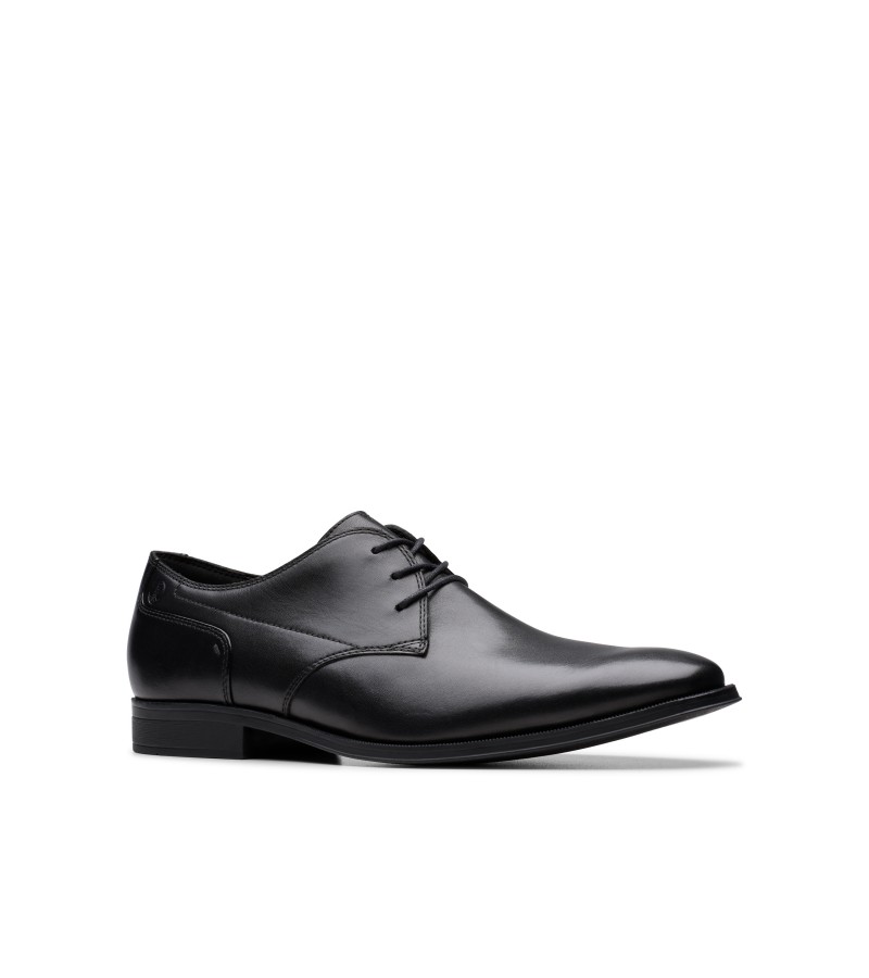 Clarks - Paulton Lace Black Leather