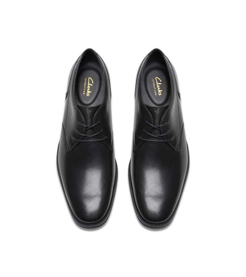 Clarks - Paulton Lace Black Leather