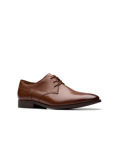 Clarks - Paulton Lace Tan Leather Clarks - Paulton Lace Tan Leather