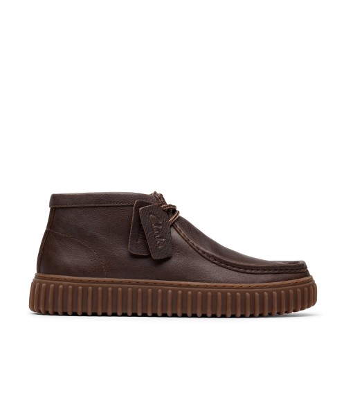 Clarks - Torhill Hi Dark Brown Leather Clarks - Torhill Hi Dark Brown Leather