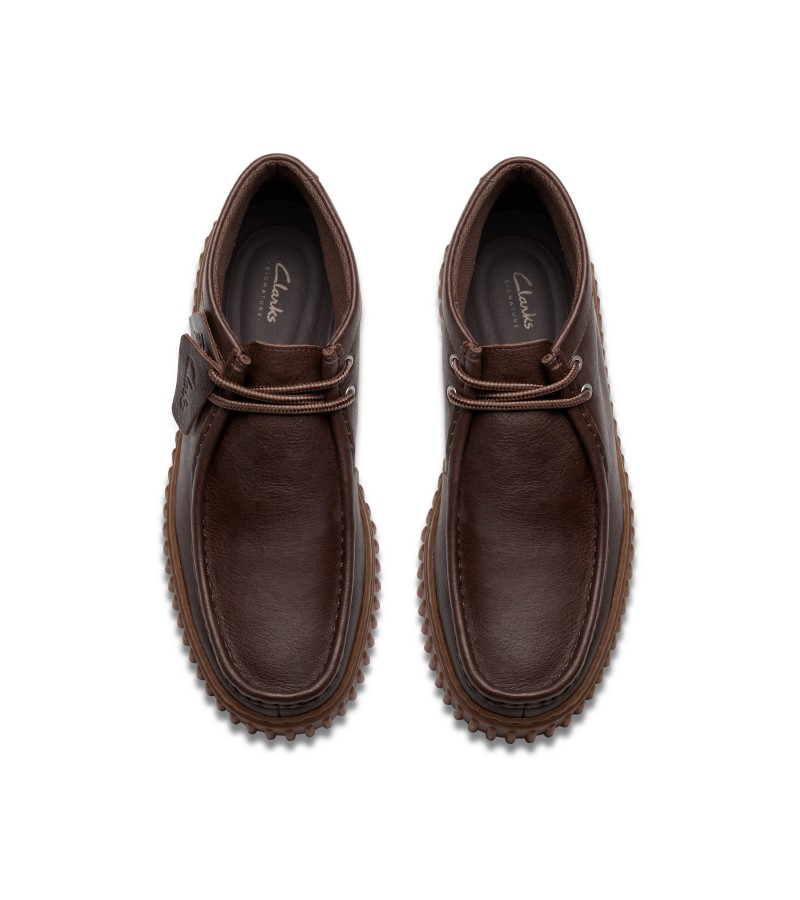 Clarks - Torhill Hi Dark Brown Leather Clarks - Torhill Hi Dark Brown Leather