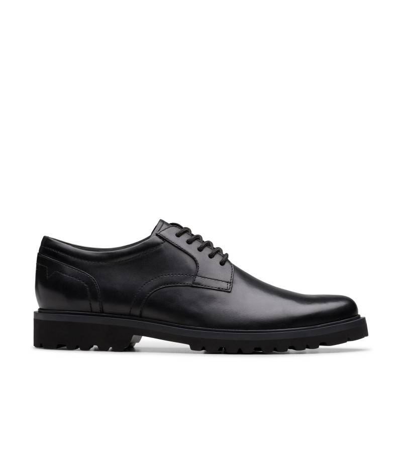 Clarks - Berwick Lace Black Leather