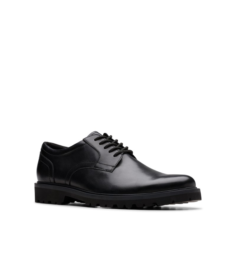 Clarks - Berwick Lace Black Leather
