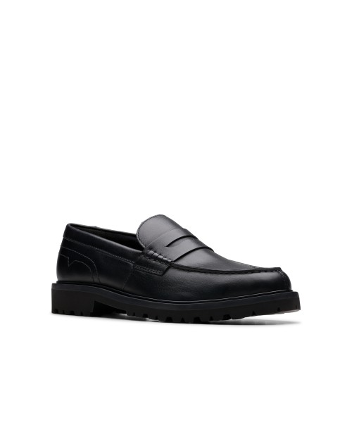 Clarks - Berwick Lo Black Leather Clarks - Berwick Lo Black Leather
