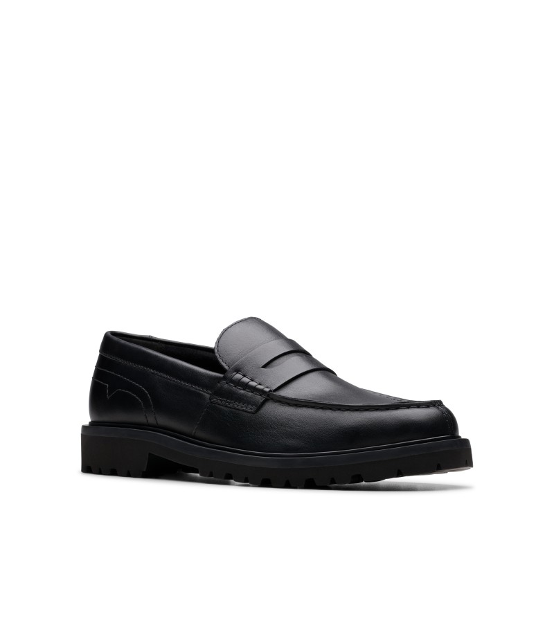 Clarks - Berwick Lo Black Leather