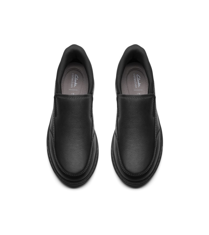 Clarks - Craftwell Step Black Tumbed Leather Clarks - Craftwell Step Black Tumbed Leather