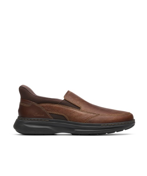 Clarks - Craftwell Step Brown Tumbed Leather Clarks - Craftwell Step Brown Tumbed Leather