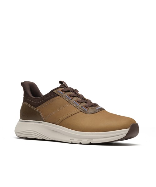 Clarks - Motion Trek LX Dark Tan Leather Clarks - Motion Trek LX Dark Tan Leather