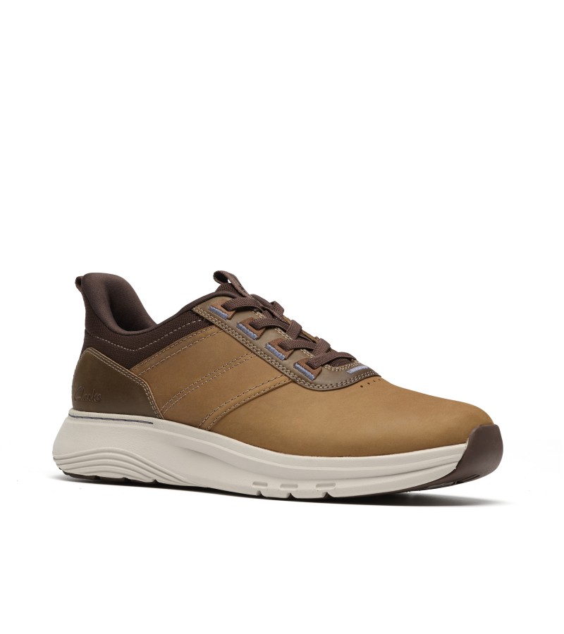 Clarks - Motion Trek LX Dark Tan Leather