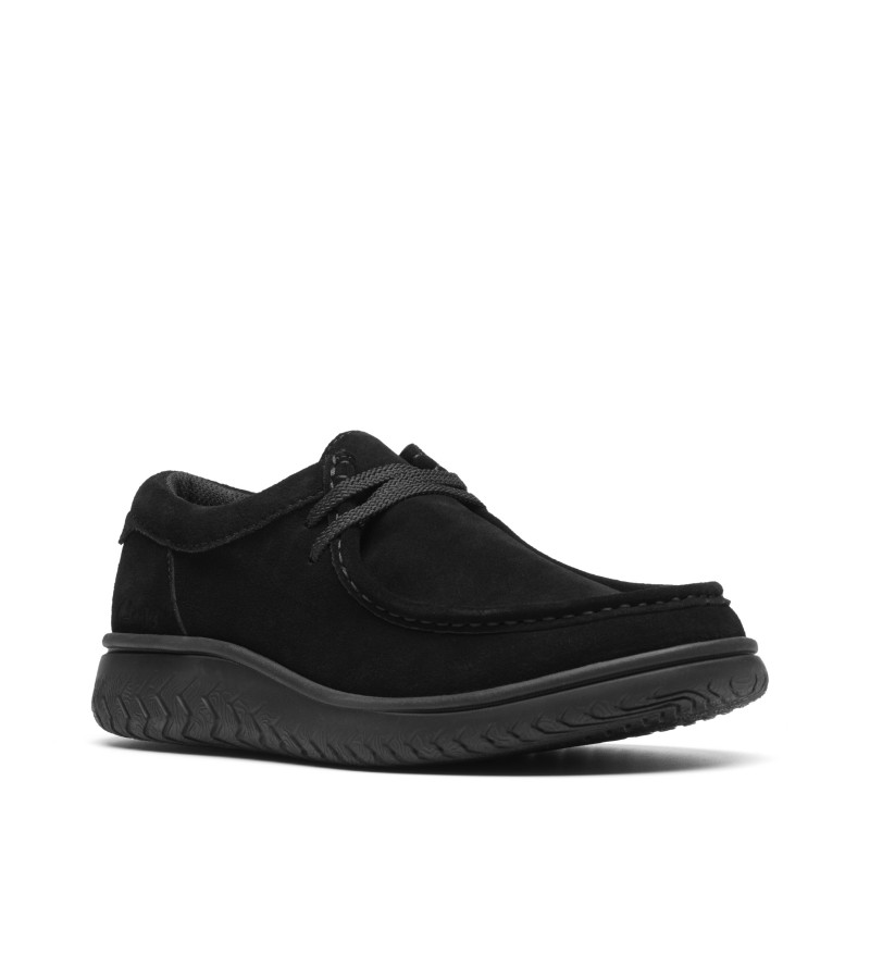 Clarks - RelaxLite Low Black Suede Clarks - RelaxLite Low Black Suede