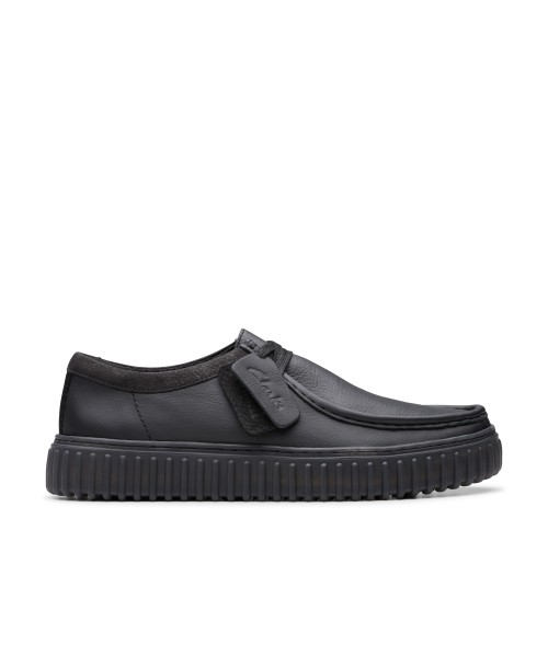 Clarks - Torhill Lo Black Leather Clarks - Torhill Lo Black Leather