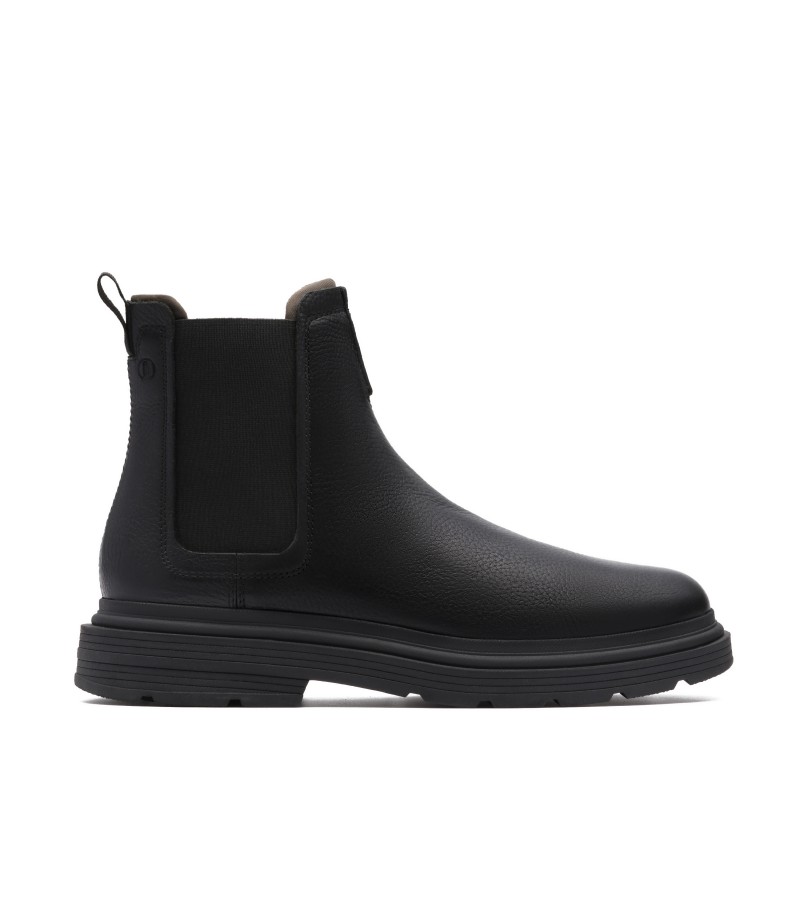 Clarks - Badbury Easy Black Leather