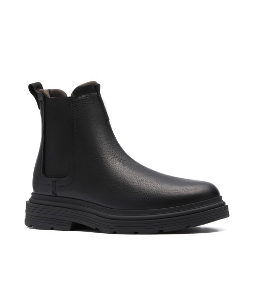 Clarks - Badbury Easy Black Leather