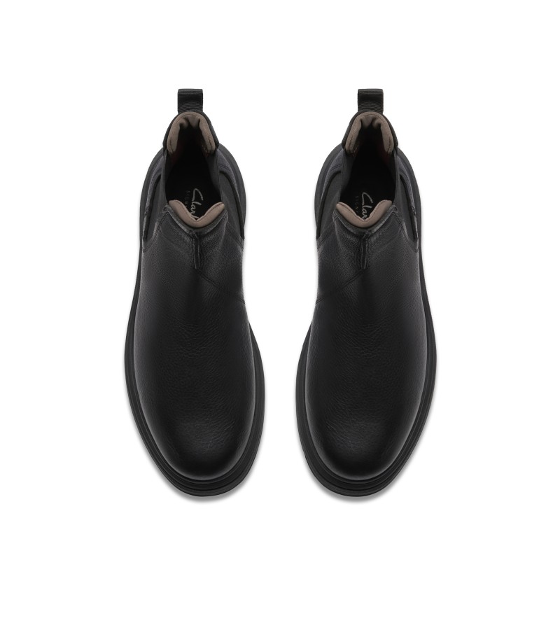 Clarks - Badbury Easy Black Leather