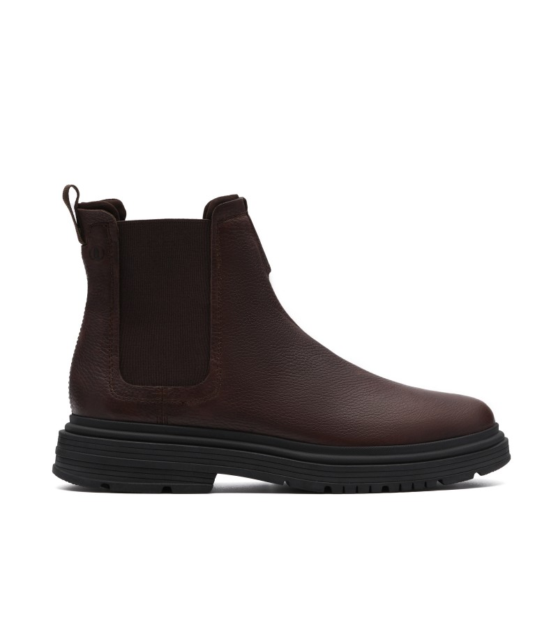 Clarks - Badbury Easy Dark Brown Leather