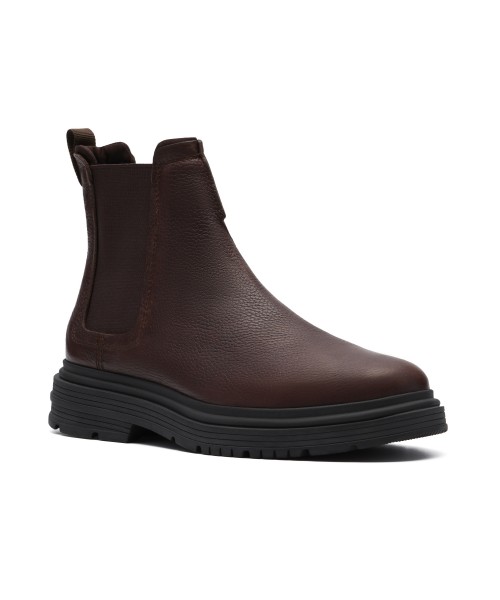 Clarks - Badbury Easy Dark Brown Leather