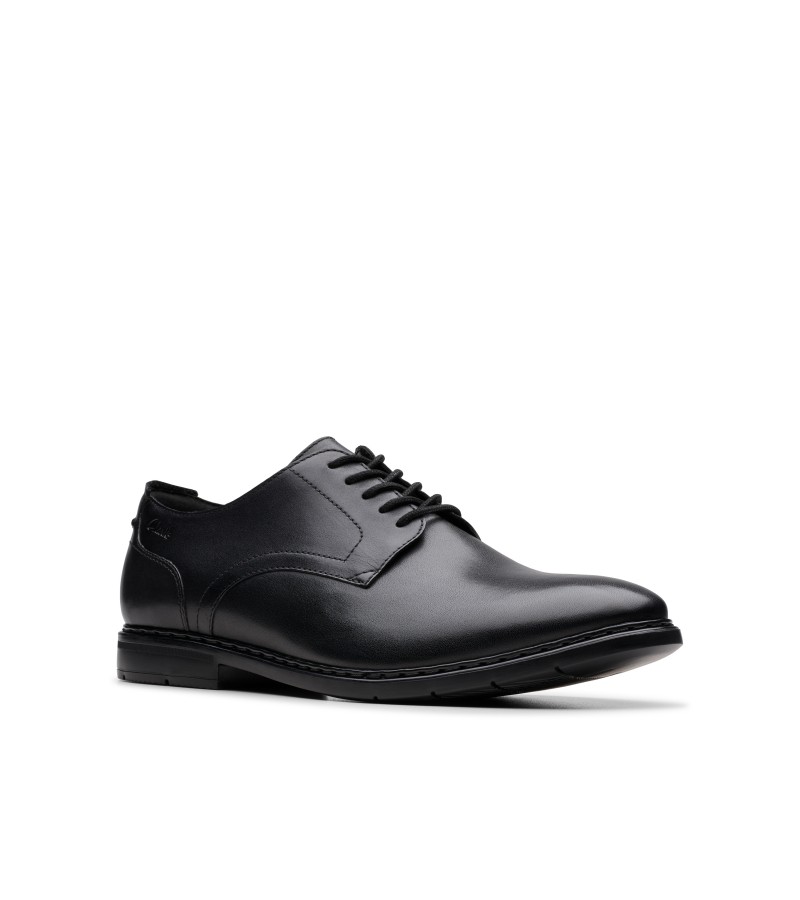 Clarks - Banbury Derby Black Leather