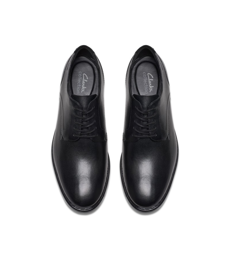 Clarks - Banbury Derby Black Leather