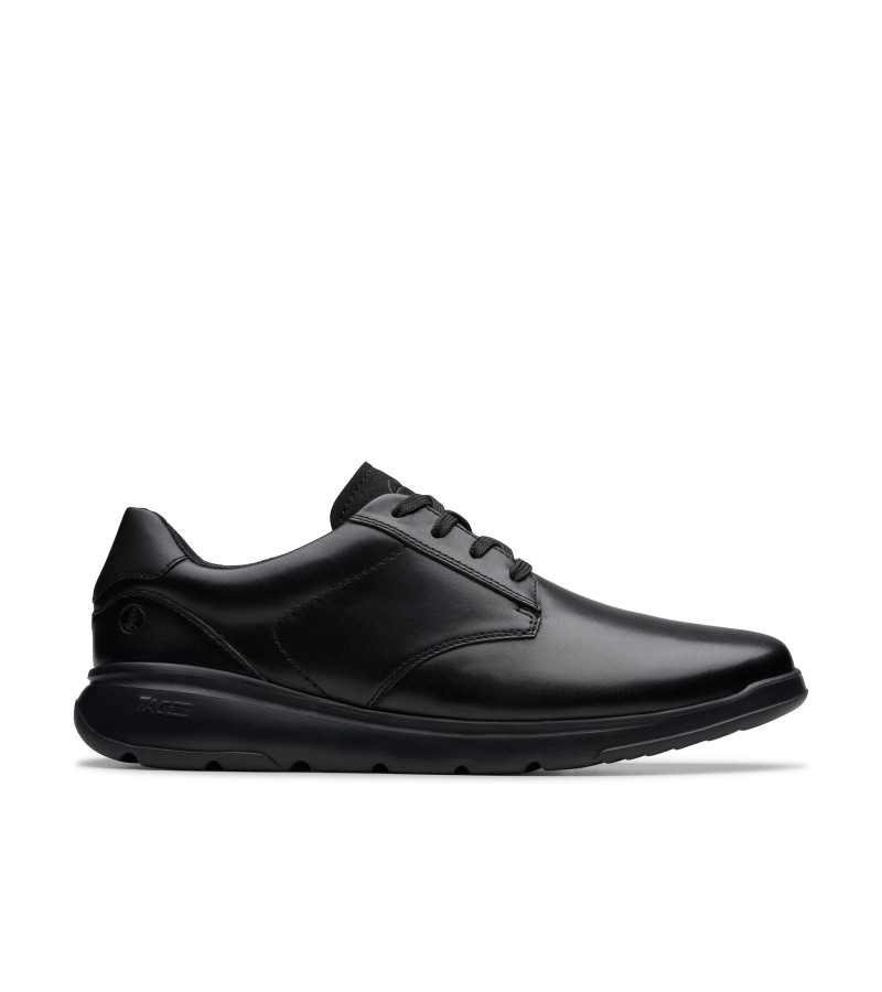 Clarks - Lifton Lace Black Leather Clarks - Lifton Lace Black Leather