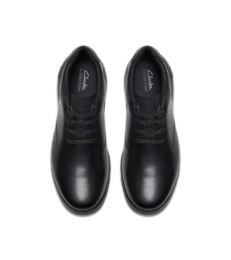 Clarks - Lifton Lace Black Leather Clarks - Lifton Lace Black Leather